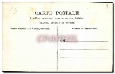 Aix-en-Provence — Fontaine Monumentale — Papeterie A. Leau — Verso