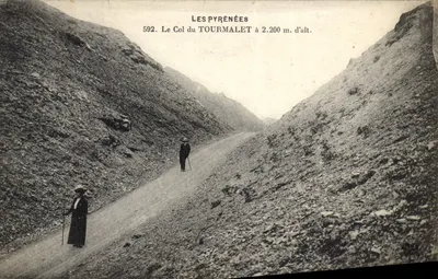 As Pirineus — O Col do Tourmalet a 2.200 m de altitude — Editor não visível, n° de série 592
