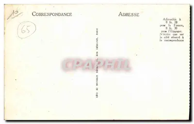 Luz-Saint-Sauveur — A Igreja dos Templários — Editor LL. n°16 — Verso
