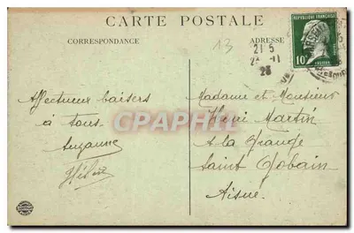 Marselha — A Porta de Aix — Aix gate way — Floréal — Verso