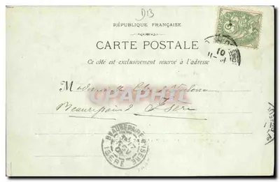 Marseille - Het Palais van de Beurs — Fot. Lacour, n°10 — Achterkant
