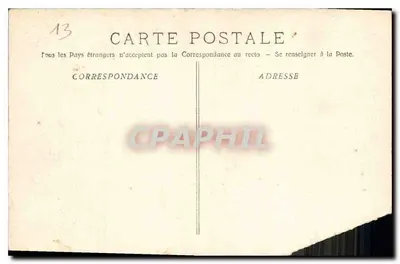 Marseille — Koloniaal Tentoonstelling — Paviljoen van de Bossen van Indochina — Achterkant