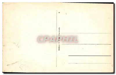 Wodospady Lutour — Cauterets, Pireneje — Wydawnictwo H. Hut, n°57 — Rewers