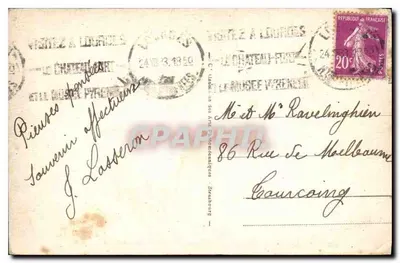 Lourdes — Monument oferowany przez diecezję Cambrai — n°110 — Rewers