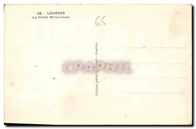 Lourdes — Grota Cudowna — Wydawnictwo fotograficzne Quincult — Rewers