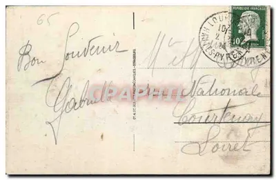 Lourdes - A Basílica e o Gave — Editora C. A. C. dos Artes Fotográficas, n° 17 — Verso