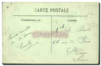 LOURDES — Widok na Bazylikę — LL. — Magasin du Monde Catholique, M. Romain. — Rewers
