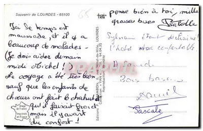 Lourdes — vista panorámica — Ediciones YAN, n°68 — Reverso
