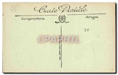 Lourdes — De Grot van de Bastique — LL. n° 327 — Achterkant