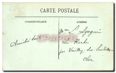 Lourdes — Widok z góry — LL. — N° 220 — Rewers
