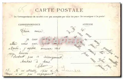 Lourdes - Mosaicos - Jesus carregando sua cruz — Edição P. V. n° 269 — Verso