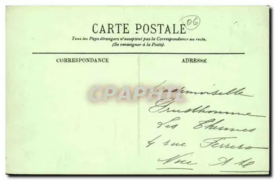 Cap d'Antibes — Eilenroc — Les Rochers — LL. — n°51 — Verso