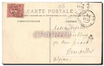 Cannes (A.M.) - Wyspa Świętej Margarety - Zamek Maska Żelazny (1687-1698) — Wydawca: P. J. Millian, Cannes — N° 674 — Rewers