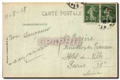 Nice - Palácio da Jetée — Edições Gillet, n°33 — Verso