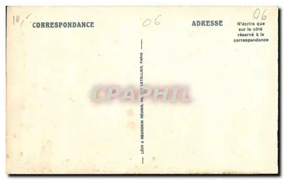 Menton — Widok z granicy włoskiej — LL — Rewers