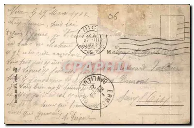 Nice - Ogród Albert I i Pałac Jetée — Wydawnictwo Giletta, nr 191 — Rewers