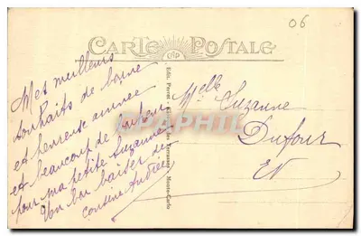 Monte-Carlo - Die Terrassen und das Casino — Verlag: Edit. Perret — Rückseite