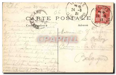 CAP D'ANTIBES — Le Roches aiguës alla Villa Eilen-Roch — L'Étrondelle, Parigi — Verso