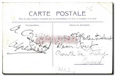 Cannes — Statua S.M. Edouarda VII, Króla Anglii — Wydawca nieznany — Rewers
