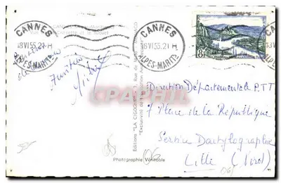 Widok z Cannes — Cigogne — Wydawnictwo Cigogne — Rewers