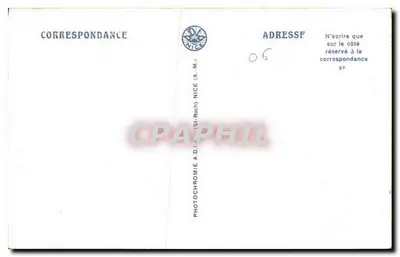 Antibes i Kolej Alp — widok panoramiczny — Adia, seria B.E.F. 36 — Rewers