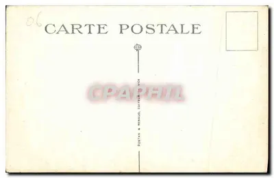 Menton — Vista di onde in tempo di burrasca — Bostan & Renaud, editore a Nizza, n°67 — Verso