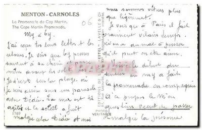 Promenada na Cap Martin — Menton - Carnoles — Estel — Rewers