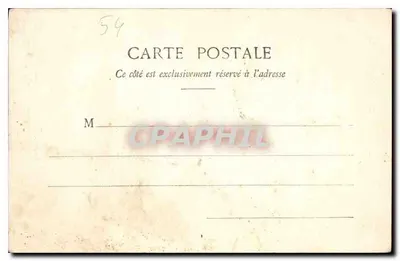 Nancy — Hotel de Ville — Dekoracja Wielkiego Salona — Panele malowane przez E. Frianta — Rewers