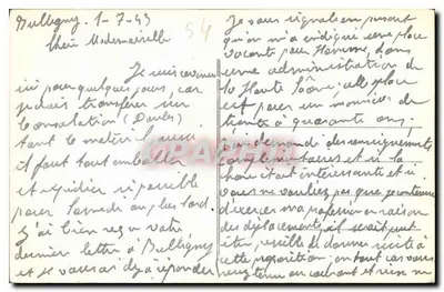 Nancy w nocy — Hôtel de Ville oświetlony — Wydawca Mathiot, nr 16 — Rewers
