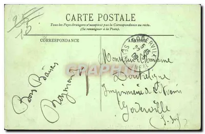 Lisieux — A Praça Victor-Hugo — LL. — Verso