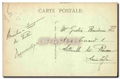 CAEN - Ogólny widok z Vieux Saint-Etienne — wydawca MARON-DOROY, CAEN, nr 1 — Rewers