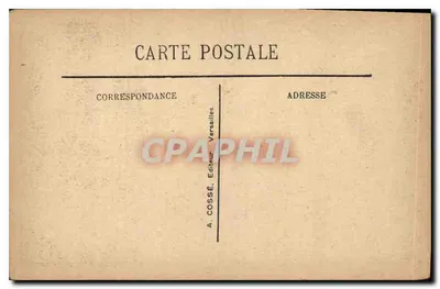 Le Grandi Acque al Bacino di Nettuno — Versailles — A. COSSE, Editore Versailles — Verso