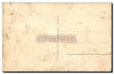 Versailles - Panorama — widok z lotu nad zamek i ogrody — wydawca nieznany, numer seryjny 1 — Rewers