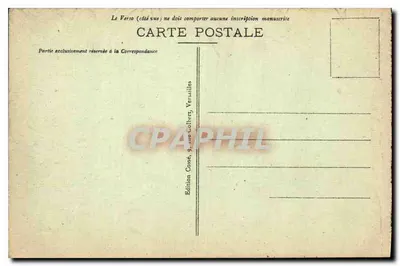Versailles — Galerie des Glaces — Sala podpisania pokoju w 1919 — Rewers
