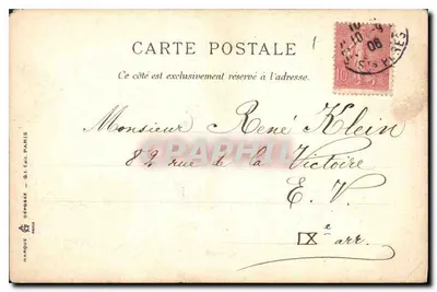 Versailles - Petit Orianon. Das Dorf — In Weichdruck gedruckt, Nr. 18 — Rückseite
