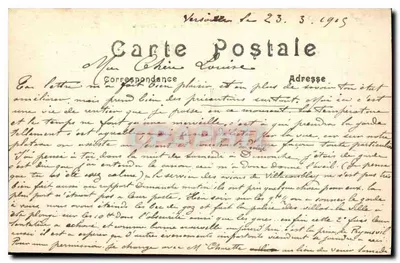 Pałac w Versailles, z lotu ptaka — panorama — wydawca nieznany, nr serii 6 — Rewers