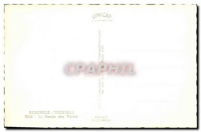 Deauville — Basen Yachtowy — wydawca Lumicap, nr 2235 — Rewers
