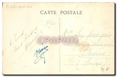 Lisieux - A Catedral São Pedro — editor Louis Chastets - Listeux, n°10 — Verso