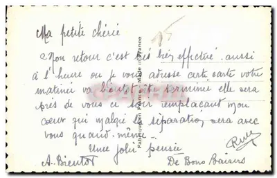 Młody para objęta — 'Billet Doux' — ARS 7517 — Rewers
