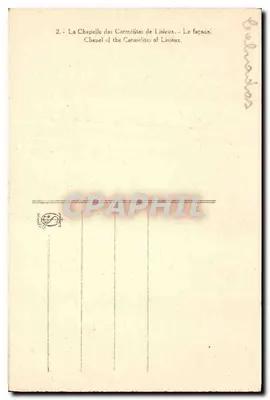 La Chiesa dei Carmelitani di Lisieux — Facciata — Editore non identificato — Verso