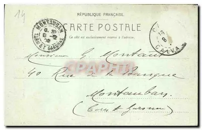 CAEN — Starszy Hotel Monnaie — LL. — Rewers