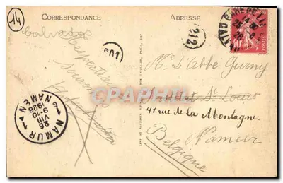 Lisieux - Katedra - Kaplica Matki Bożej - L.I. 19 — Rewers