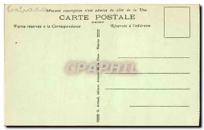 Lisieux — Szczegóły portalu po prawej stronie — Katedra Świętego Piotra — G. Arraud, wydawca, Nantes — Rewers
