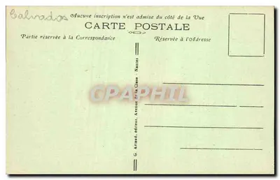 Lisieux — Interior da Catedral — G. Arraud, editor, Nanciès — Verso