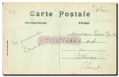 Chaumont — O Castelo Mont, bist. (séculos XIV e XVI) — Entrada principal e Pont-levis (sudoeste) — LL — Verso