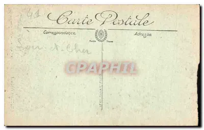 Chaumont-sur-Loire — O castelo — O poço — S.G. — n°12 — Verso