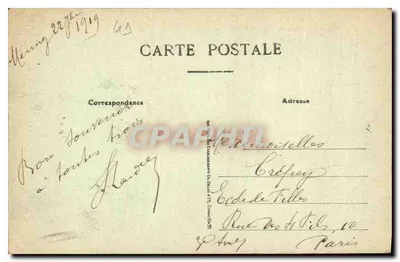 Chaumont-sur-Loire — O Castelo — Editor não identificado, n° 114 — Verso