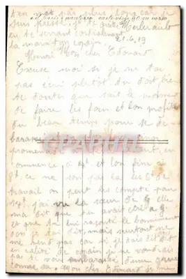Jeune femme en robe à motifs — photo studio — RB, n° 6311 — Verso