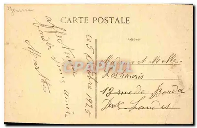 Sens - Interior da capela - Massacre de São Savinien — Herrmann & Nord (éd. Saussay) — Verso