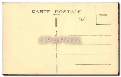 Chaminé da Sala de Luís XII — Castelo de Blois (Loir-et-Cher) — Editor E. Dupré, Tours — Verso